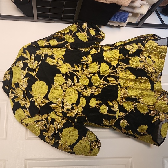 Anthropologie The Bettina Tiered Shirt Dress Minu Jacquard Edition Small - Picture 10 of 10